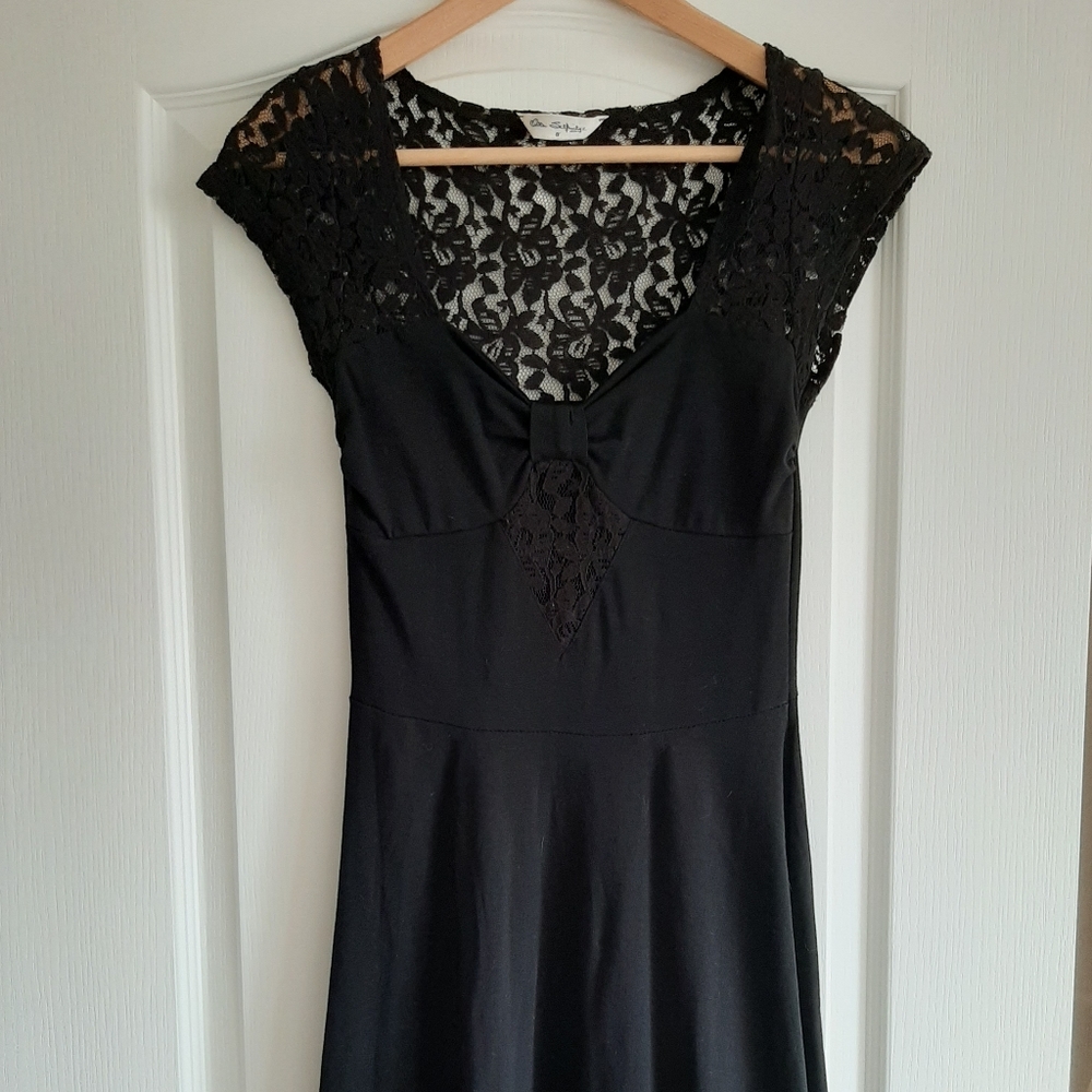 Miss Selfridge Black lace dress